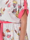 Платье серое с цветочным принтом | 5117528 | фото 4