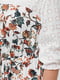 Сукня біла у квітковий принт | 5483525 | фото 5