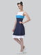 Платье трехцветное в полоску | 5621285 | фото 2