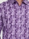 Сорочка фіолетова з принтом | 5621884 | фото 2