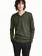 Пуловер темно-зеленый | 5622478 | фото 2
