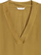 Блуза оливкового цвета | 5623671 | фото 3
