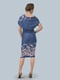 Сукня синя в квітковий принт | 5621003 | фото 5