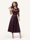 Платье фиолетовое в горошек | 5621326 | фото 2