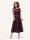 Сукня фіолетова в горошок | 5621326 | фото 4