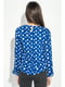 Блуза синяя в принт | 5298957 | фото 7