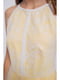 Платье лимонного цвета с узором | 5393507 | фото 5