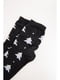 Шкарпетки сірі в принт | 5569025 | фото 3