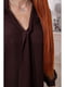 Блуза коричневая | 5624849 | фото 4