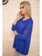 Блуза синя | 5624863 | фото 3