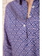 Блуза фиолетовая с орнаментом | 5624877 | фото 5