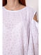 Блуза белая в горошек | 5624897 | фото 4