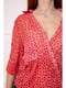 Блуза-сорочка червоного кольору в принт | 5624899 | фото 4