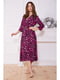 Сукня фіолетова в квітковий принт | 5625073 | фото 2