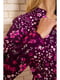 Платье фиолетовое в цветочный принт | 5625079 | фото 4
