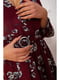 Сукня бордова в квітковий принт | 5625090 | фото 5