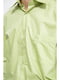 Рубашка салатового цвета в полоску | 5625115 | фото 4
