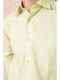 Рубашка салатового цвета в полоску | 5625134 | фото 5