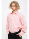 Рубашка розового цвета в полоску | 5625139 | фото 2