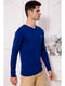 Пуловер синій | 5625221 | фото 3