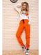 Штани спортивні морквяного кольору | 5625295 | фото 2