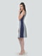 Сукня синьо-м'ятного кольору з принтом | 5625970 | фото 2