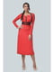 Сукня червона з портупеєю | 5626608 | фото 2