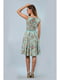 Платье салатовое с цветочным принтом | 5626638 | фото 4