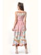Платье розовое с цветочным принтом | 5626640 | фото 6