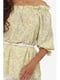 Блуза желтая с цветочным принтом | 5627014 | фото 5