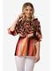 Блуза комбинированной расцветки | 5627015 | фото 2