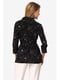 Блуза черная с цветочным принтом | 5627050 | фото 4