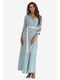 Платье светло-бирюзовое с принтом | 5627064 | фото 2