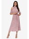 Сукня рожева з принтом | 5627094 | фото 2