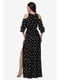 Сукня чорна з принтом | 5627115 | фото 8