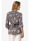 Блуза сіра з квітковим принтом | 5627239 | фото 4