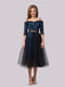 Платье сине-черное | 5625989