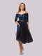 Платье сине-черное | 5625989 | фото 3
