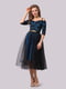 Сукня синьо-чорна | 5625989 | фото 5