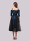 Сукня синьо-чорна | 5625989 | фото 6