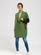 Пальто зелене в принт | 5629740 | фото 3