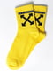 Шкарпетки жовті з малюнком | 5631140