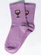 Шкарпетки фіолетові з малюнком | 5631157 | фото 4