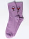 Шкарпетки фіолетові з малюнком | 5631170 | фото 3
