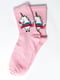 Шкарпетки рожеві з малюнком | 5631187 | фото 2