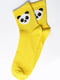 Шкарпетки жовті з малюнком | 5631189 | фото 3
