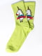Шкарпетки зелені з малюнком | 5631190