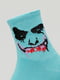 Носки голубые с рисунком | 5631211 | фото 3