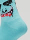 Шкарпетки блакитні з малюнком | 5631211 | фото 4