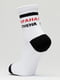 Шкарпетки біло-чорні з написом | 5631218 | фото 2